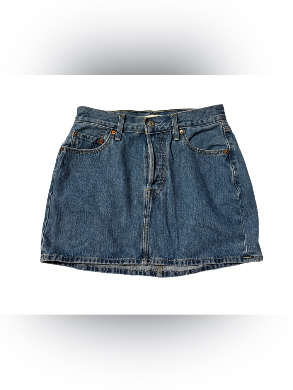 Levi ICON Blue Denim Mini Skirt